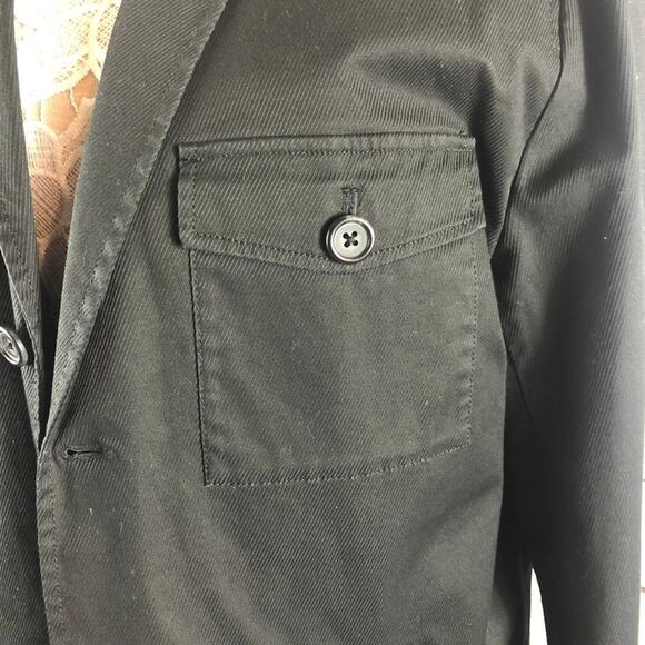 Calvin Klein mens Cotton corduroy black jacket blazer size large R - Picture 10 of 12
